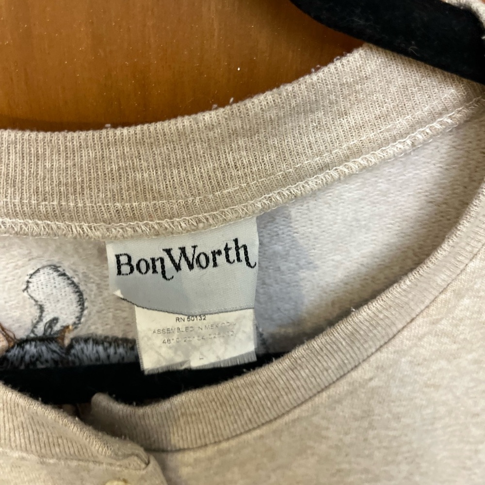 KORET Women’s Embroidered Horse Cardigan in Beige M - Picture 4 of 7